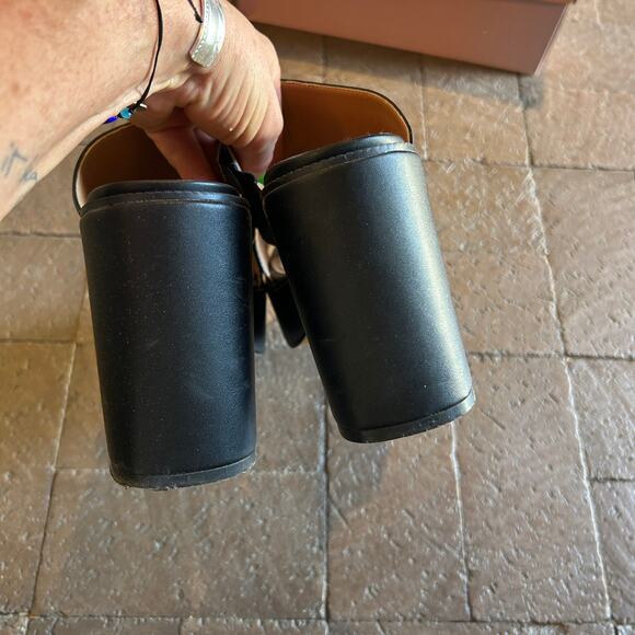 lisa vicky jetset v platforms in black sheep napa - Picture 7 of 9